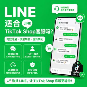 LINE适合TikTok Shop客服吗？